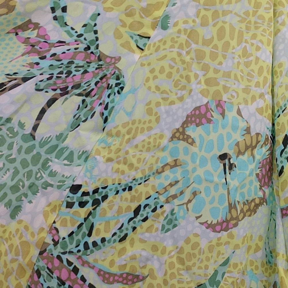 Vintage Skirt Elliot Lauren Flouncy Print Panel - Picture 7 of 8